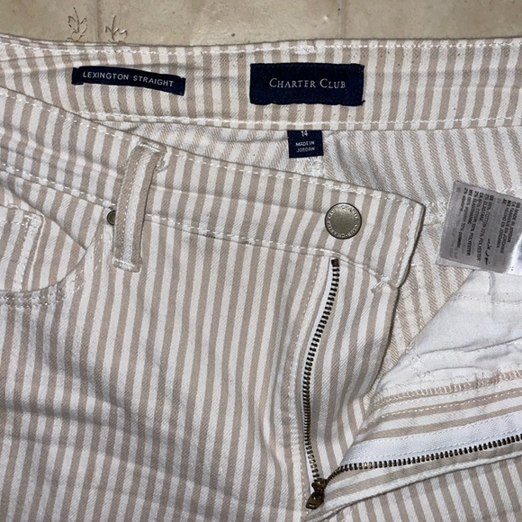 Charter Club Striped Pants 
Straight leg - Picture 3 of 3
